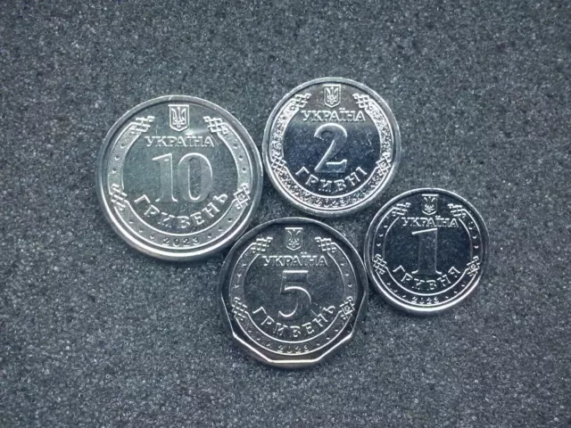 Ukraine  set : 1 - 10 Hryven , 2023 , UNC