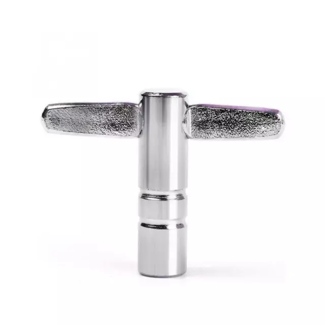 Drum Tuning Key Adjustment Wrench Silver Metal Percussion L4 H0 CL Suppl E1G2