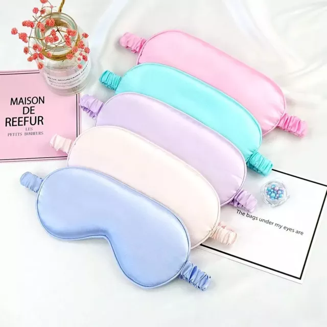 100% Buio Sonno Occhio Cover Morbido E Comodo Addormentato Luce Blocco Occhiali