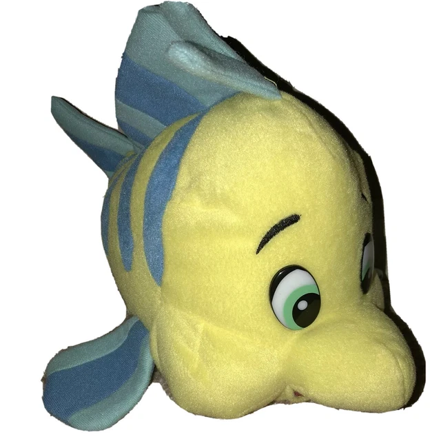 TOY VINTAGE 1989 Disney Flounder The Little Mermaid McDonalds Plush
