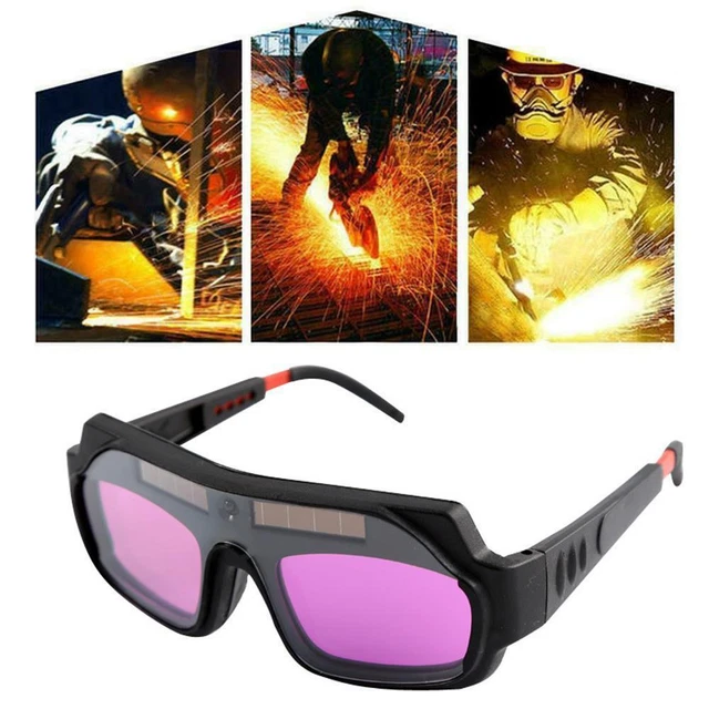 Solar Powered Goggle Auto Darkening Welding Mask Helmet BEST Eyes Welder J3G5