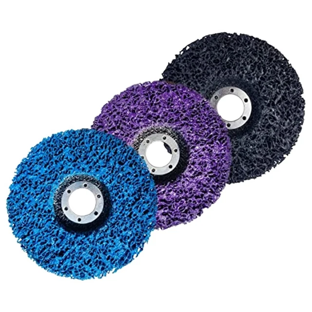 Strisce Poliestere 125mm 12,7cm Disco Ruota Abrasiva Colore Ruggine Rimozione Mulino