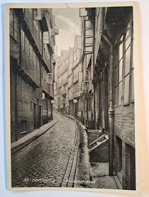 Postkarte Hamburg Kirchenstrasse