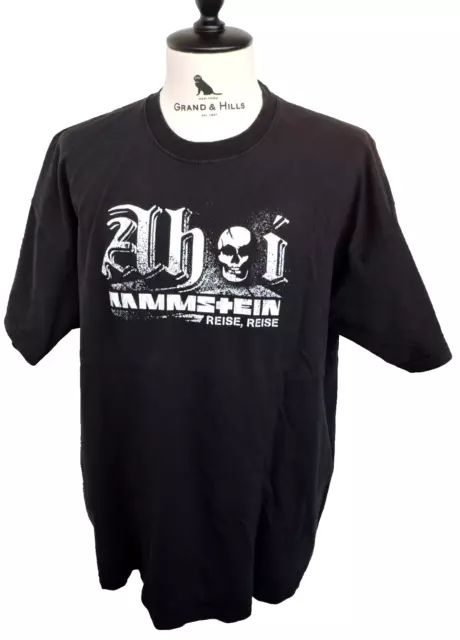 Rammstein Ahoi Reise, Reise Tour Vintage Black Mens T-shirt Size XL/XXL