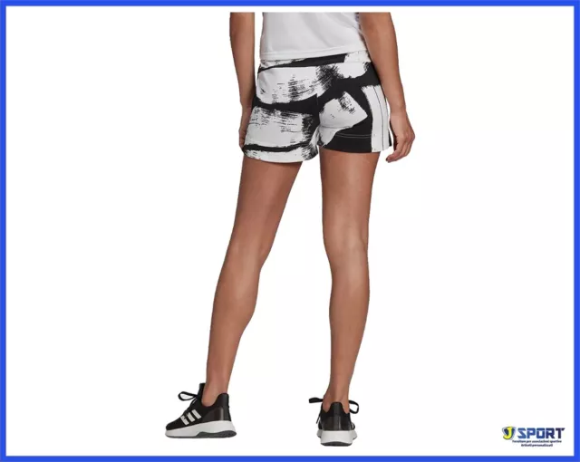 ADIDAS Shorts da Donna Pantaloncini Corti per Fitness Sportivi Palestra Yoga M 2