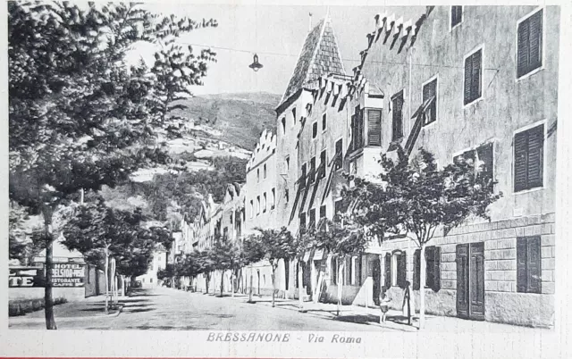 Cartolina Bressanone - Via Roma - 1939