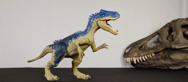 MATTEL JURASSIC WORLD Dino Rivals Dual Attack Allosaurus Battle At Big ...