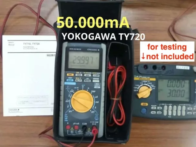YOKOGAWA TY720 4,5-stelliges Digitalmultimeter DMM aus Japan getestet