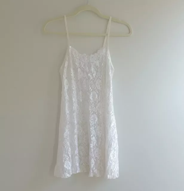 Vintage Frederick’s of Hollywood White Lace Slip Dress
