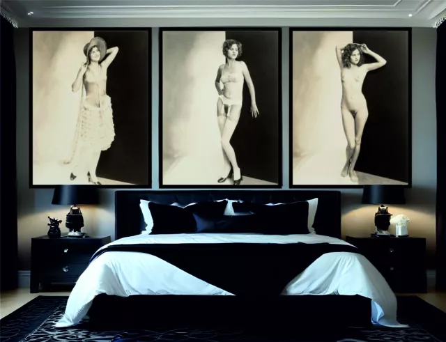 Albert Arthur Allen Nude Triptych Sex Appeal three works 1924 Bedroom Art Print