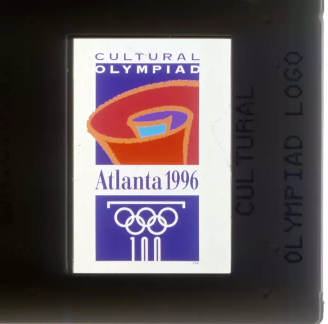 Atlanta Olympic Games Logo 1996 - Promotional 35mm Slide Transparency #401