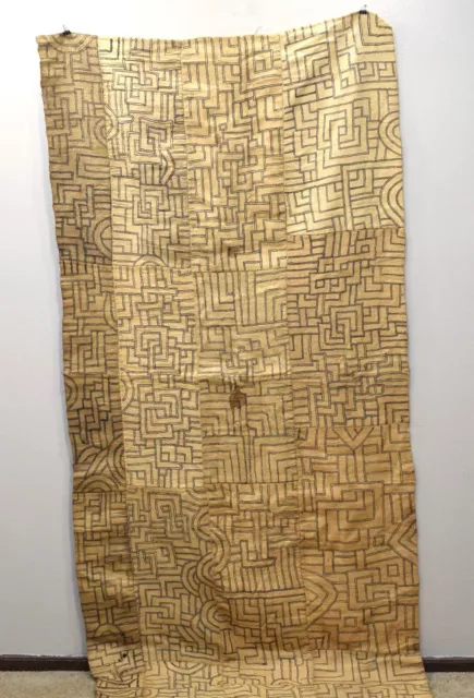 Kuba Cloth African Natural Woven Raffia Fabric Congo Decorative Women Skirt