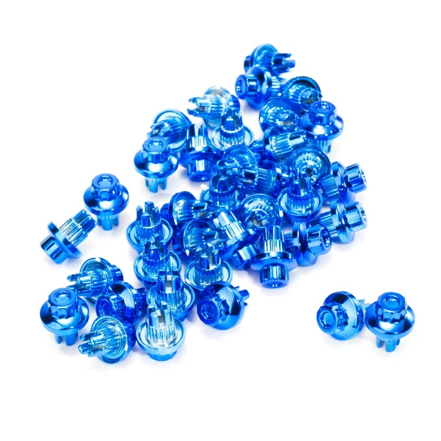 100pcs 10mm 0.39in Wheel Rivets Nuts Lip Replacement For 7.9mm 0.31in Nut Hole