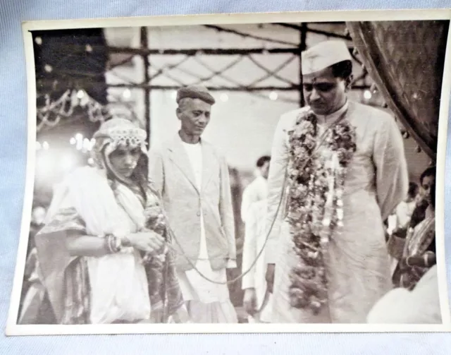 Vintage Marriage Photo Mariée Et Marié Indien Mariage Ceremonie Collection