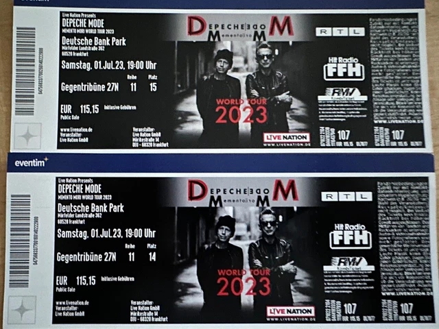 depeche mode tickets frankfurt 2023