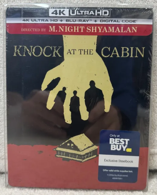 Knock at the Cabin (4K UHD+Blu-ray, NO Digital, Best Buy Exclusive Steelbook)