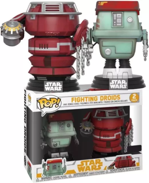 STAR WARS: Solo - Fighting Droids 3.75" Pop! Vinyl Figure 2-Pack (Funko) #NEW