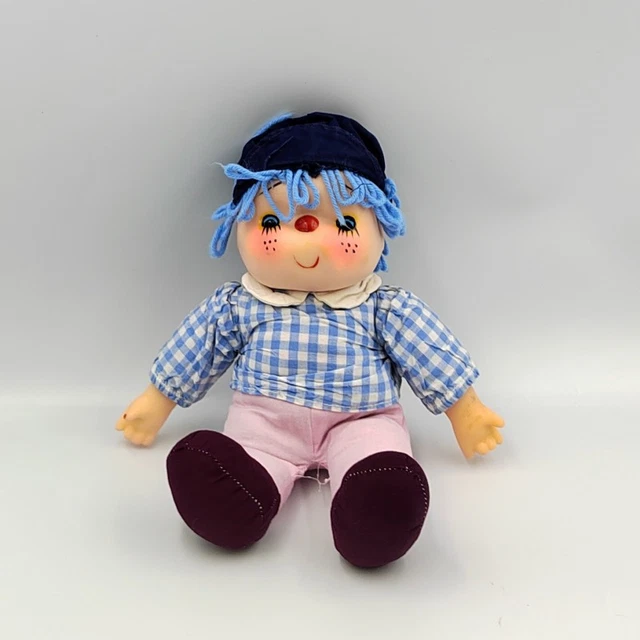 Grande Peluche Vintage KIKI, Env 43cm, Avec Pyjama, Fabriquée En France