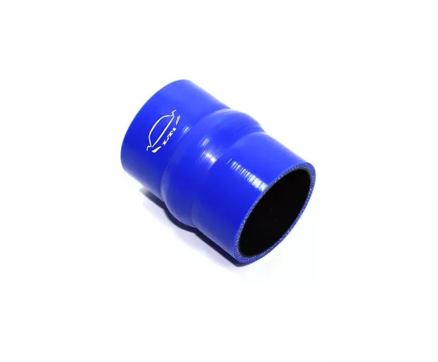 4-Ply Reinforced 2.5" ID Hump Hose Straight Coupler Silicone Coolant BLUE