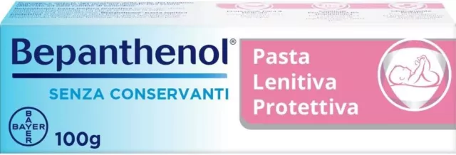 Bepanthenol Pasta Lenitiva Neonato Protettiva, Pasta Cambio Pannolino Con Panten