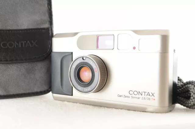 【Near Mint】 Contax T2 Titan Silver 35mm Point & Shoot Film Camera Japan #A024
