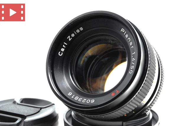 [ EXC + 5] contax Carl Zeiss Planaren T 50mm F/1.4 Aej Objektiv C/Y Von Japan