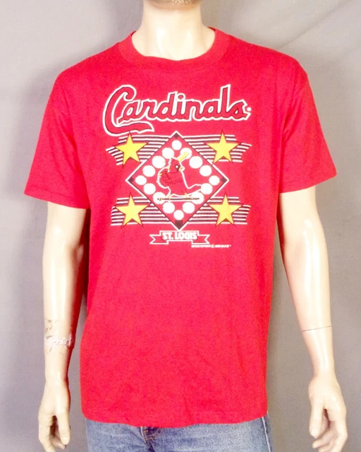 Vintge 80s 90s NOS Nwt Deadstock St.Louis Cardinals 1992 T-Shirt MLB Smith XL 2