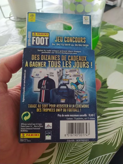Panini Foot 2019-2020 - Ligue 1 - Stickers  - 1 Boite De 15 Pochettes - 2