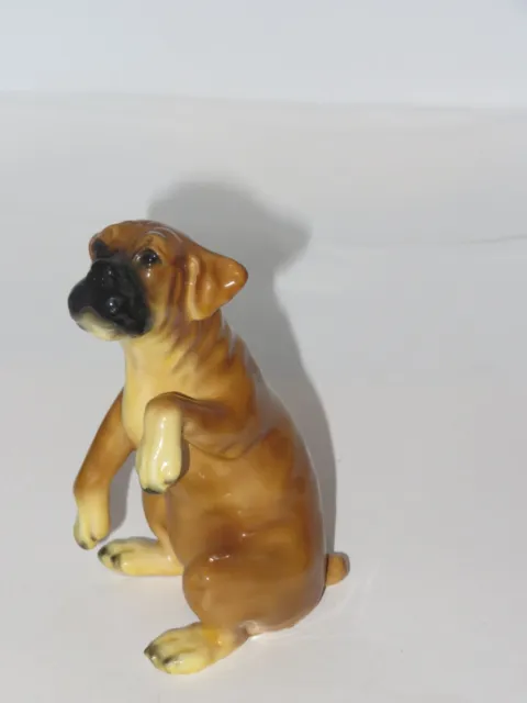 Vintage Bulldog Mortens Studio Royal Design Begging Dog Figurine