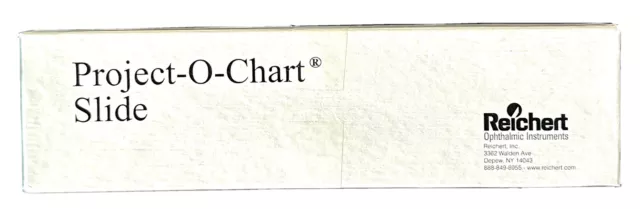 Reichert Ophthalmic Instruments Project-O-Chart Projector Slides Pair