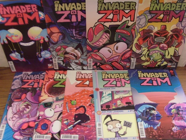 Invader Zim 42 43 44 45 46 47 48 49 50 A Oni Press Comic Lot Wucinich 2019 Nm