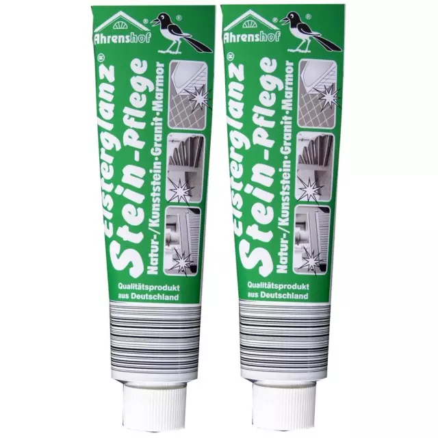 Elsterglanz Stein-Pflege 150ml - Natur-/Kunststein, Granit, Marmor (2er Pack)