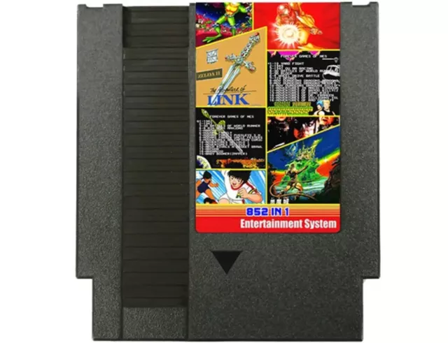 NES FOREVER DUO GAMES OF NES 852 in 1 Multi Cartridge Flash Cart 👾🇺🇸