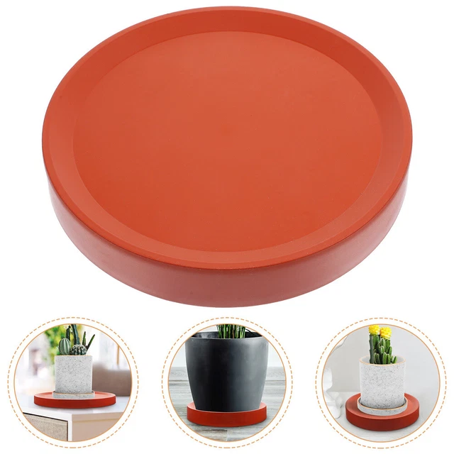 Round Plant Saucers Flower Pot Tray House Plants Indoors Live Chassis