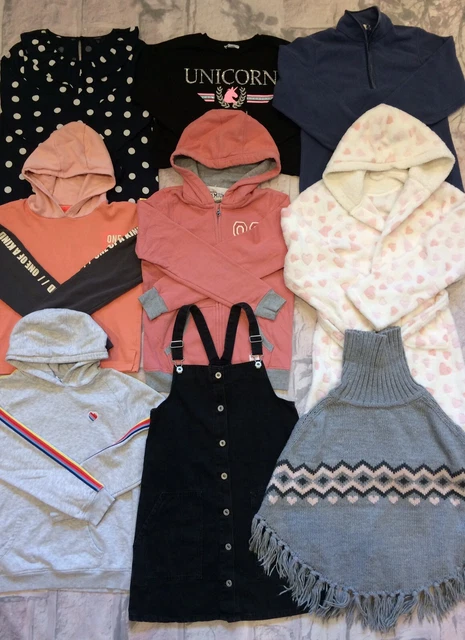 Pacchetto Abbigliamento Ragazza 13-14 Anni M&S H&M Ecc. Felpa con Felpa con Felpa con Cappuccio