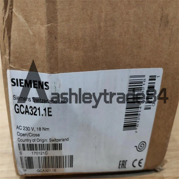 1 pz nuovo attuatore elettrico Siemens GCA321.1E 18 Nm 230 V