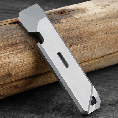 EDC TC4 Titanium Keychain Pry Bar Pendant Tool Crowbar Opener Mini Outdoor Multi