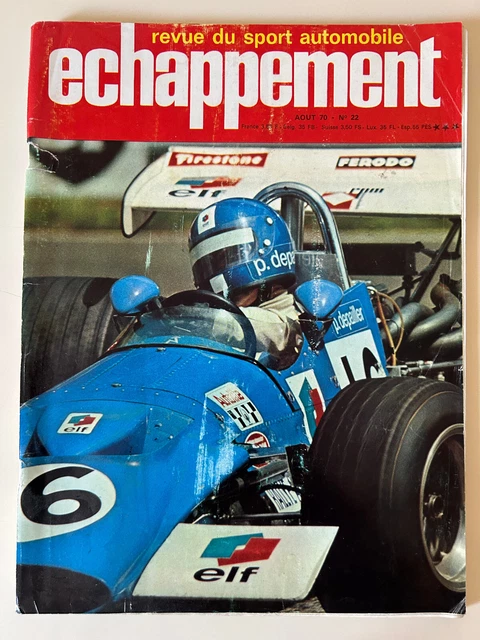 MAGAZINE ECHAPPEMENT REVUE sport automobile N°23 rallye RENAULT GORDINI