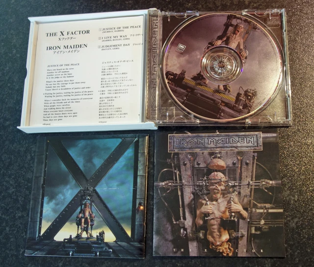 IRON MAIDEN THE X Factor JAPAN LTD 2 CD with Justice Of The Peace bonus disc EUR 51,69 PicClick IT