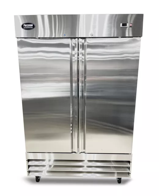 2 Door FREEZER Commercial FROZEN Stainless Double  Reach In  New Up Right