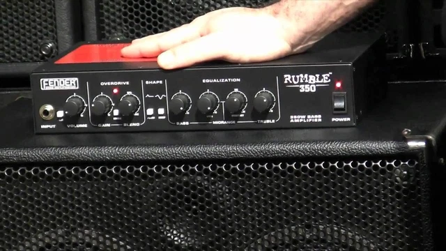 Ampli basse tête FENDER RUMBLE 150 HEAD & son clair & overdrive -très leger