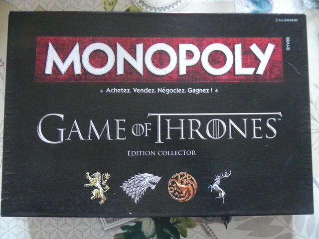 Jeu Monopoly Game Of Thrones édition Collector 2015 - Complet - Occasion Bon état