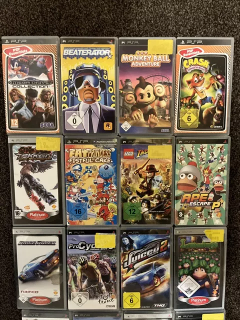 psp spiele UMD video Konvolut 16 spiele Und 17 Filme.