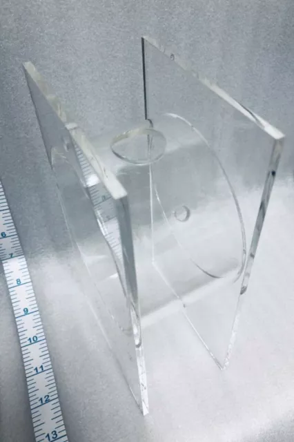 Mini Small Fish Tank Aquarium Durable With Grass Acrylic Plastic For Office 2