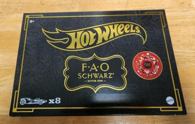 fao schwarz hot wheels gold series