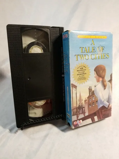 A TALE OF Two Cities RARE Family Animation VHS Charles Dickens Literary ...