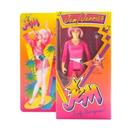 Jem Jerrica SDCC Jem super 7 Reaction Action Figure