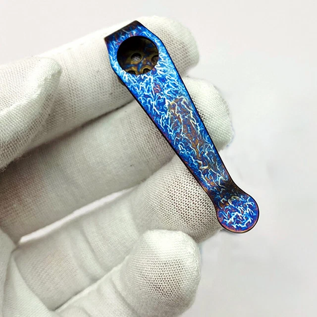 Titanium Pocket Knife Back Clip For Spyderco C81 Paramilitary 2/C223 Para 3