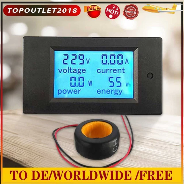 Niedrigste Promotion Preis AC 100A Digital LED Power Panel Meter Monitor macht E