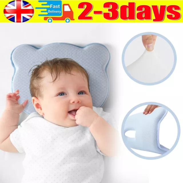 Baby Pillow Soft Memory Foam Breathable Comfortable Support For Newborn Baby